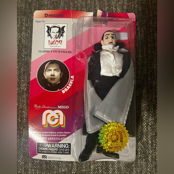 Mego Monsters Bela Lugosi Dracula Action Figure 8” Limited Edition 564/10,000 - Picture 1 of 5
